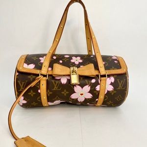 Louis Vuitton Cherry Blossom Papillon Bag Takashi Murakami
